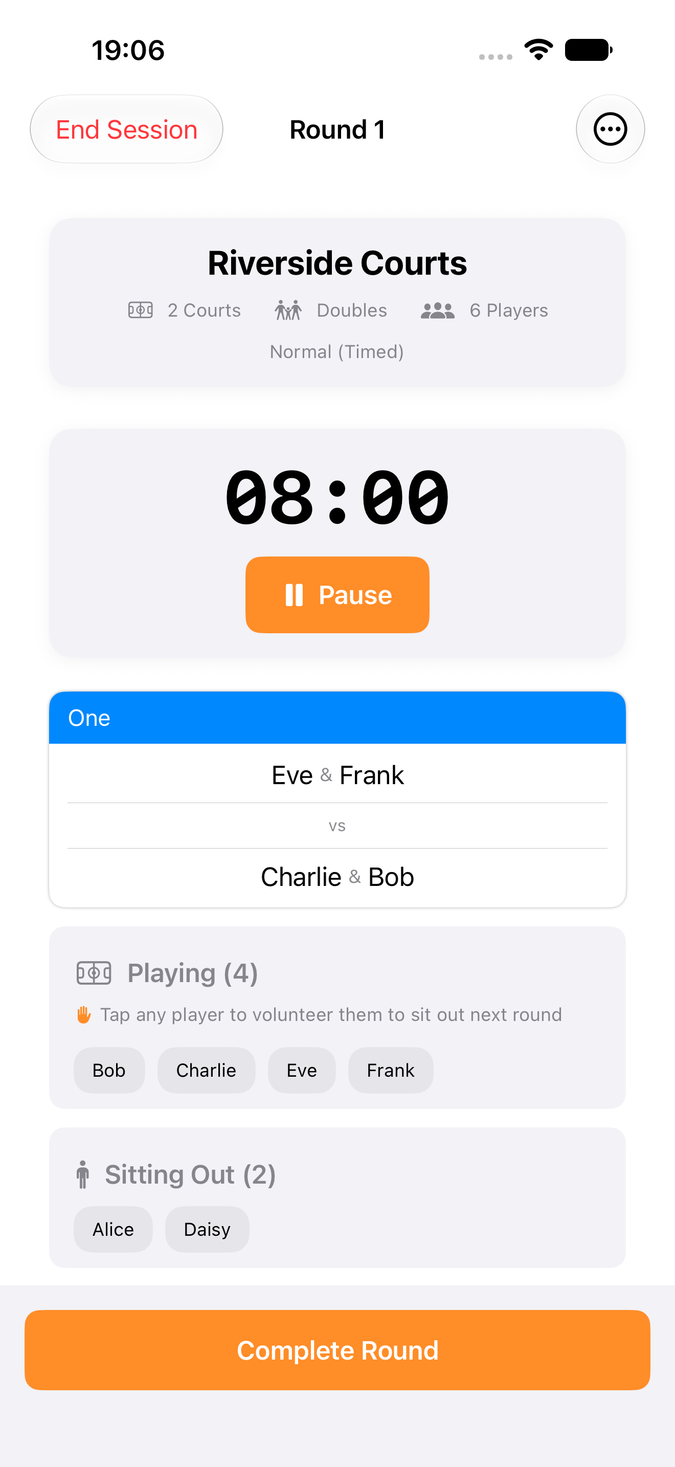 Gameplay and match cards